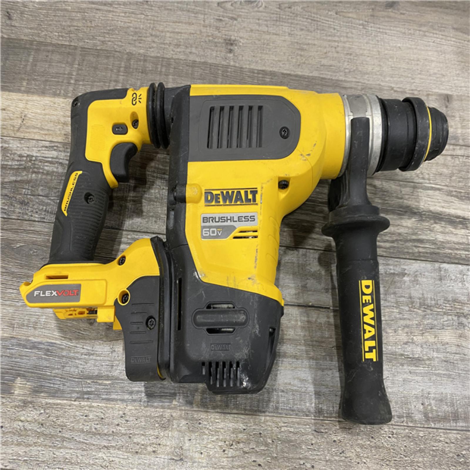 AS-IS DEWALT FLEXVOLT 60V MAX Cordless 1-1/4 in. SDS Plus Rotary Hammer (Tool Only)