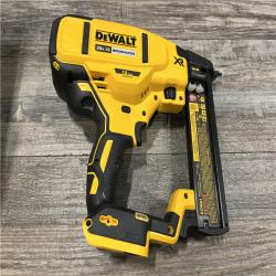 AS-IS DEWALT 20V MAX XR Lithium-Ion Cordless 18-Gauge Narrow Crown Stapler Kit