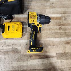 HOUSTON LOCATION - AS - IS DEWALT ATOMIC 20V Cordless 1/2 in. Compact Hammer Drill Kit