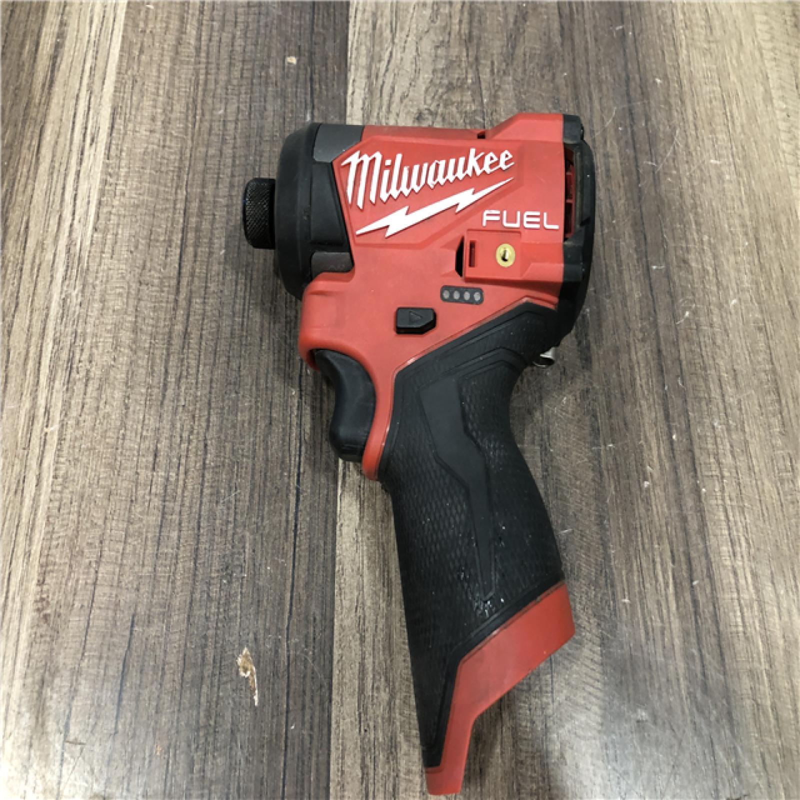 AS-IS Milwaukee FUEL 12V Lithium-Ion Brushless Cordless 1/4 in. Hex Impact Driver (Tool-Only)