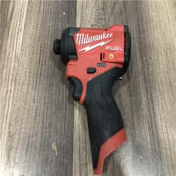 AS-IS Milwaukee FUEL 12V Lithium-Ion Brushless Cordless 1/4 in. Hex Impact Driver (Tool-Only)