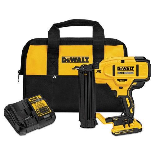 AS-IS DEWALT 20V MAX XR 18 Gauge Brad Nailer Kit