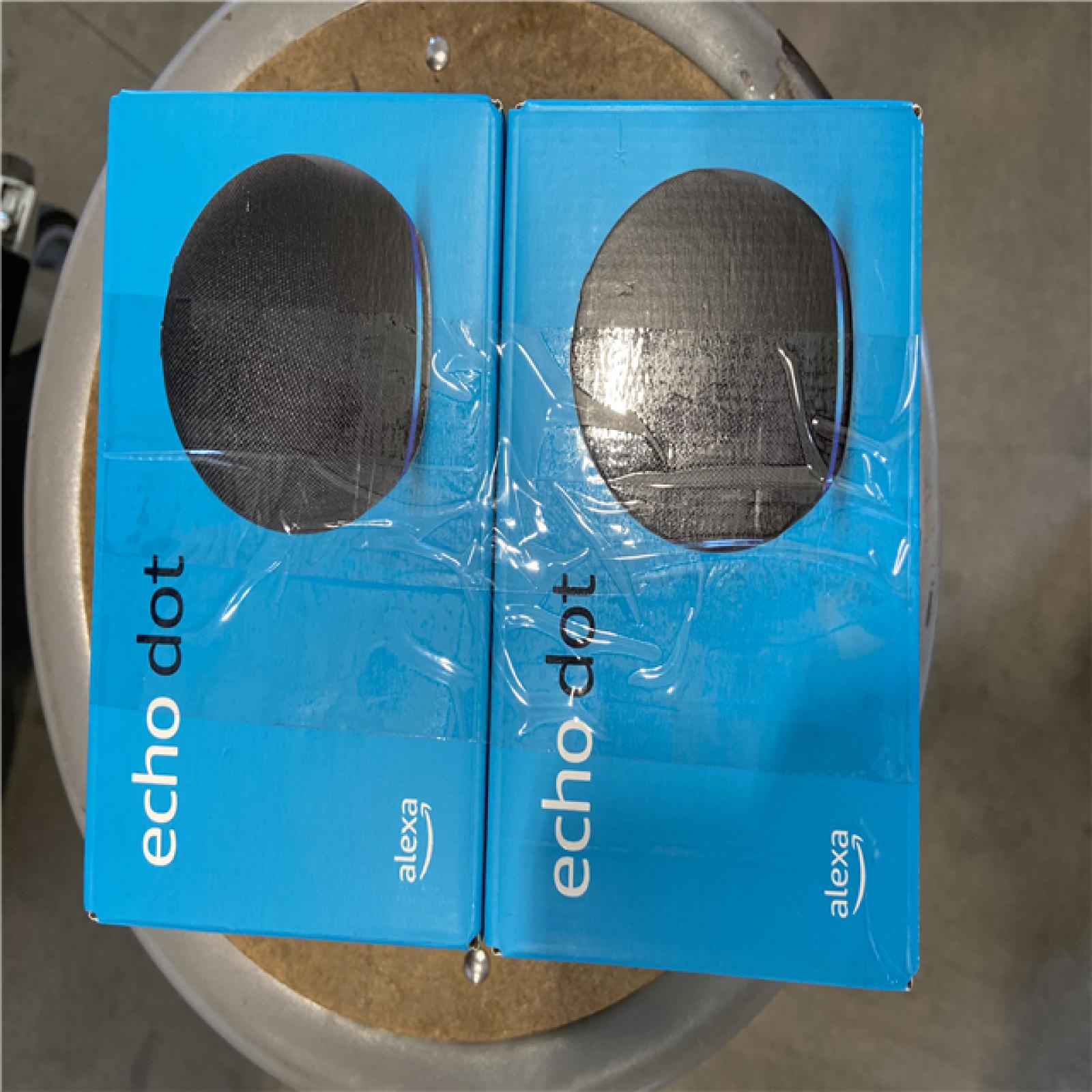 NEW! - Amazon Echo Dot (5th Gen  2022 Release) Smart Speaker with Alexa Charcoal - (2 UNITS)