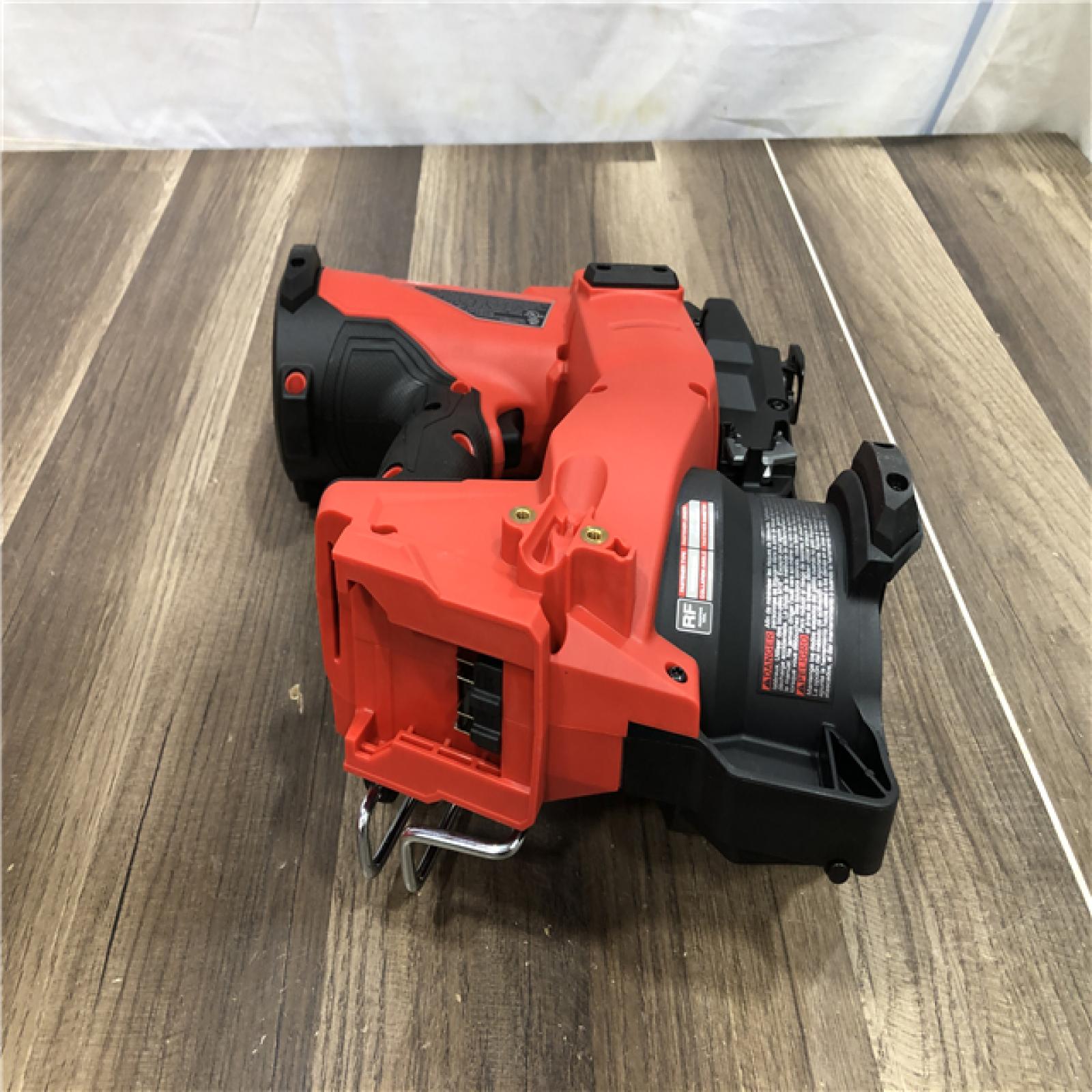AS-IS Milwaukee FUEL 18-Volt Lithium-Ion Brushless Cordless Coil Roofing Nailer (Tool Only)
