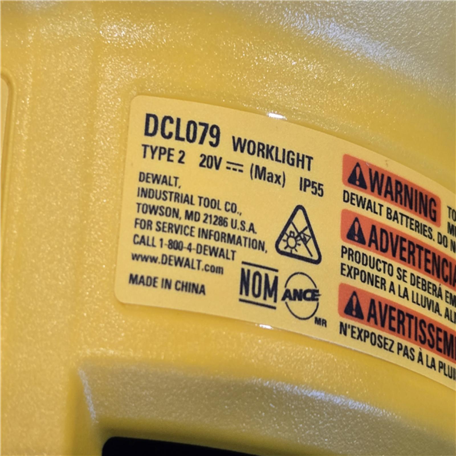 AS-IS Dewalt LED Rechargeable Stand Work Light Kit