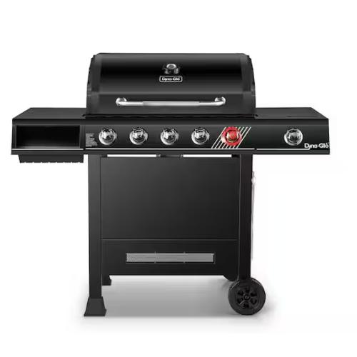 DALLAS LOCATION - Dyna-Glo 5-Burner Propane Gas Grill in Matte Black with TriVantage Multifunctional Cooking System PALLET-(8 UNITS)