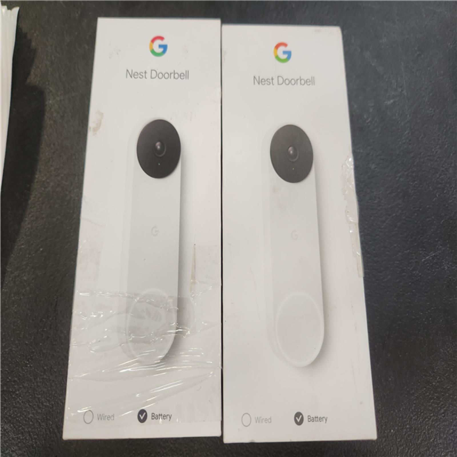 Phoenix AS-IS Google Nest Doorbell - Smart Wi-Fi Video Doorbell Camera - (2-Pack)