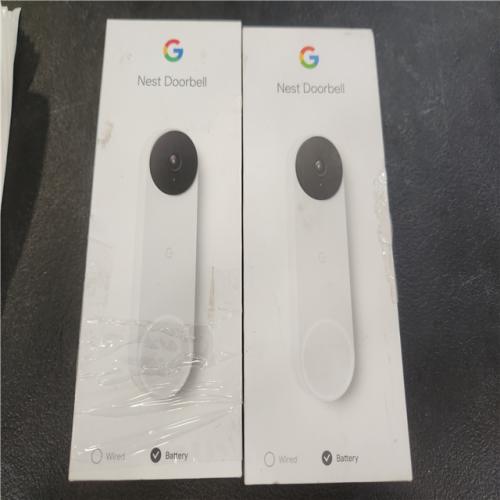 Phoenix AS-IS Google Nest Doorbell - Smart Wi-Fi Video Doorbell Camera - (2-Pack)