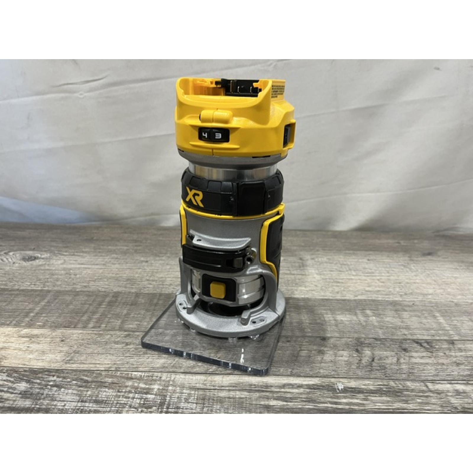AS-IS DEWALT 20V MAX XR Cordless Brushless Fixed Base Compact Router (Tool Only)
