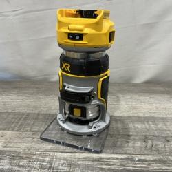 AS-IS DEWALT 20V MAX XR Cordless Brushless Fixed Base Compact Router (Tool Only)
