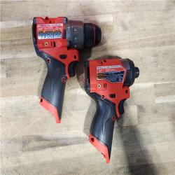 HOUSTON LOCATION - AS-IS (APPEARS LIKE NEW) Milwaukee 3497-22 12V Brushless Hammer Drill and Impact Driver Combo Kit