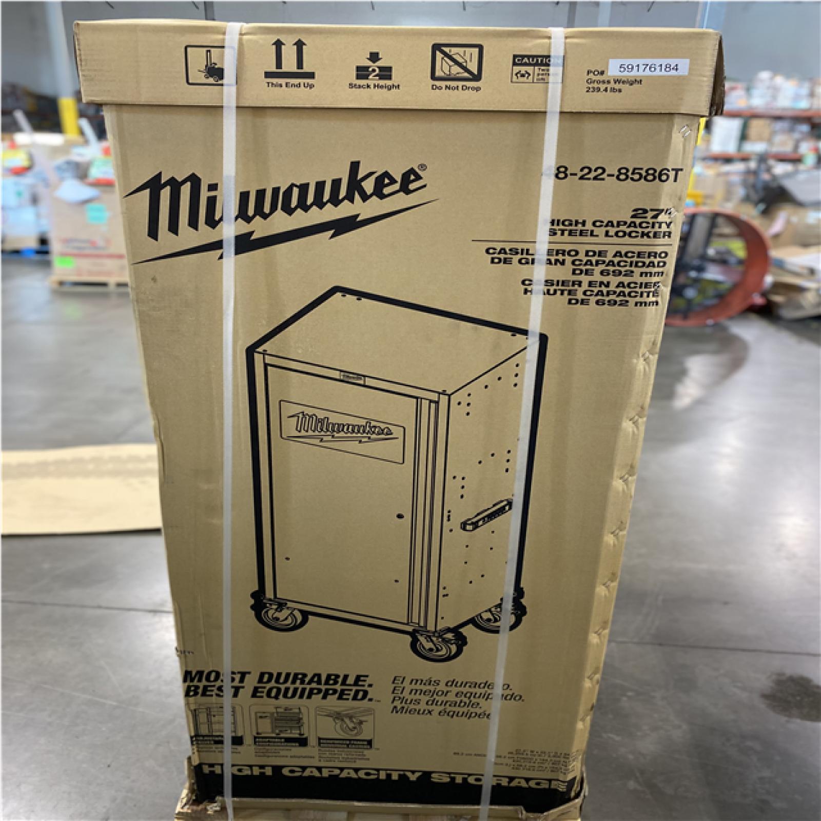 DALLAS LOCATION - MILWAUKEE 27 HIGH CAPACITY STEEL LOCKER