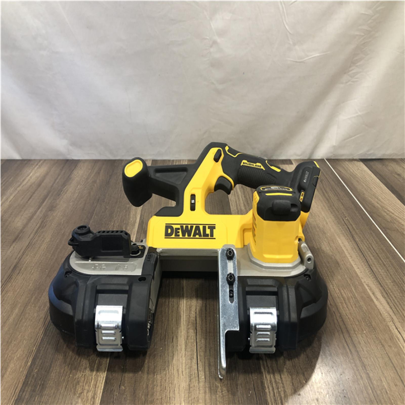 AS-IS DEWALT 20-Volt MAX 3-3/8 in. Cordless Brushless Bandsaw (Tool-Only)