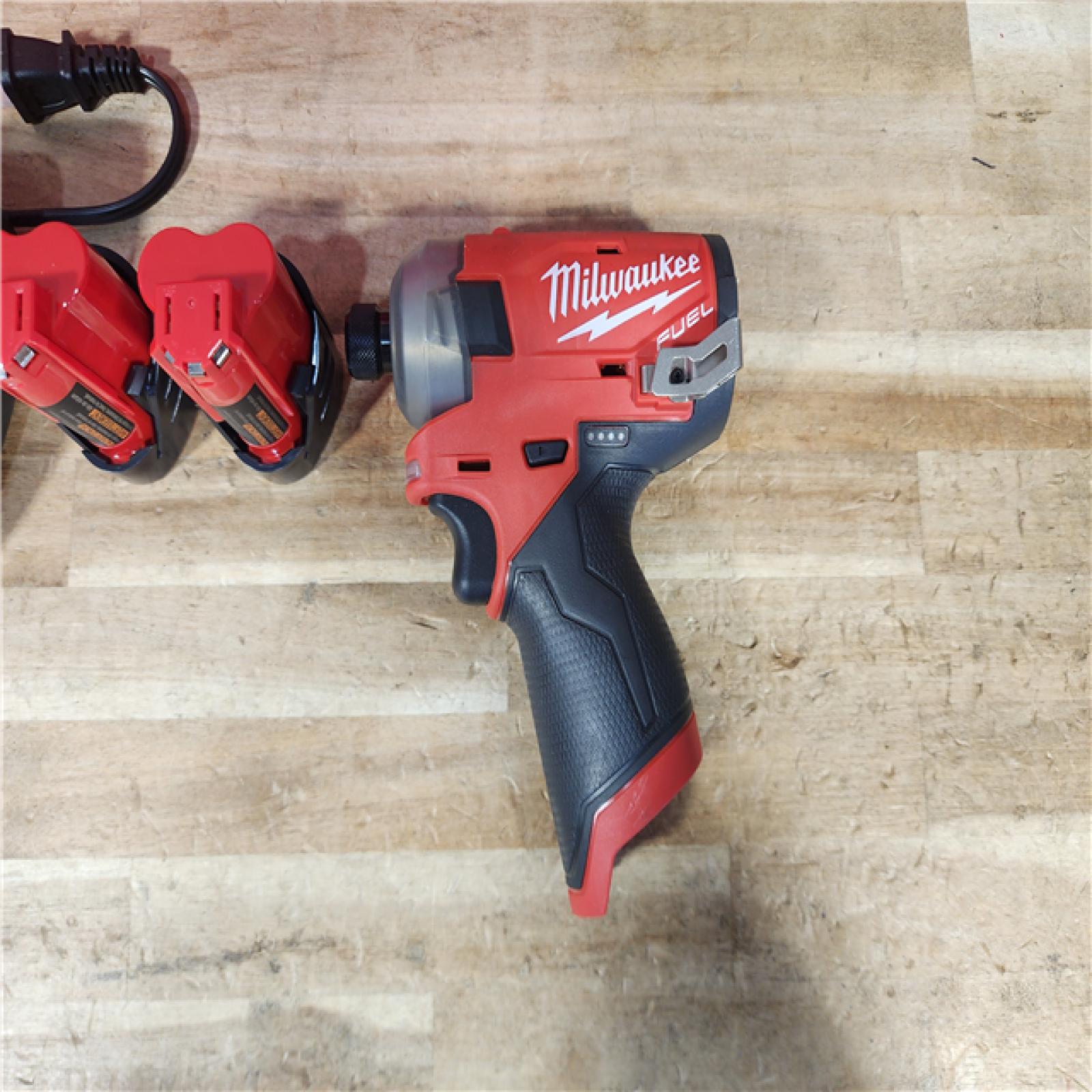 HOUSTON LOCATION - AS - IS Milwaukee FUEL SURGE 12V Lithium-Ion Brushless Cordless 1/4 in. Hex Impact Driver Compact Kit