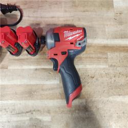 HOUSTON LOCATION - AS - IS Milwaukee FUEL SURGE 12V Lithium-Ion Brushless Cordless 1/4 in. Hex Impact Driver Compact Kit