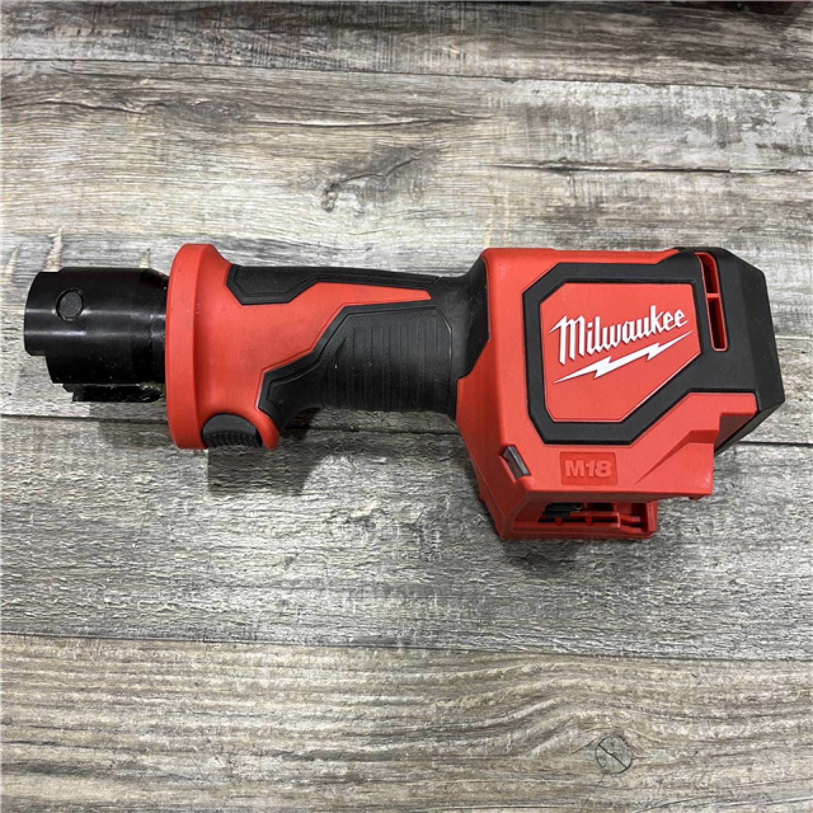 AS-IS Milwaukee 18V Lithium-Ion Cordless Short Throw Press Tool with 3 PEX Crimp Jaws Kit