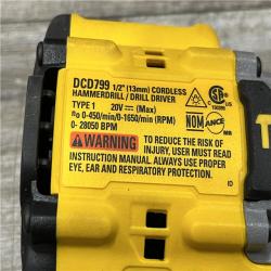 AS-IS DEWALT ATOMIC 20V Lithium-Ion Cordless 1/2 in. Hammer Drill Kit