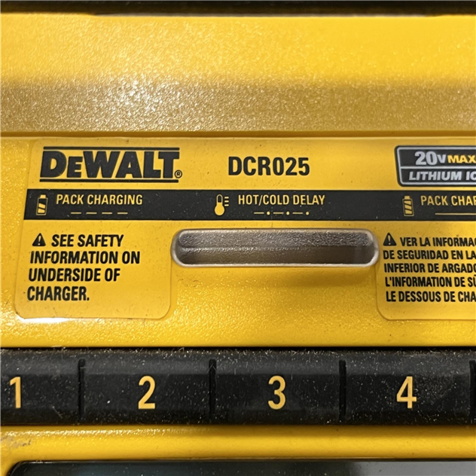 AS-IS DEWALT 20V MAX Bluetooth Radio with built-in Charger