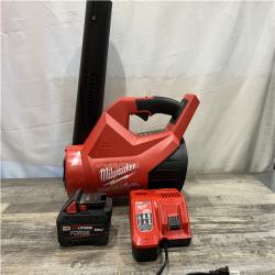 AS-IS Milwaukee FUEL 120 MPH 500 CFM 18V Brushless Cordless Battery Powered Leaf Blower Kit