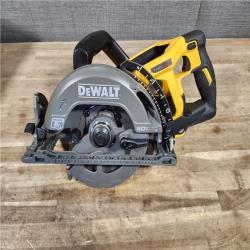 HOUSTON LOCATION - AS-IS DEWALT FLEXVOLT 60V MAX Cordless Brushless 7-1/4 in. Wormdrive Style Circular Saw (Tool Only)