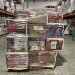 DALLAS LOCATION - AS-IS - ASSORTED CHRISTMAS TRESS & GARLANDS PALLET
