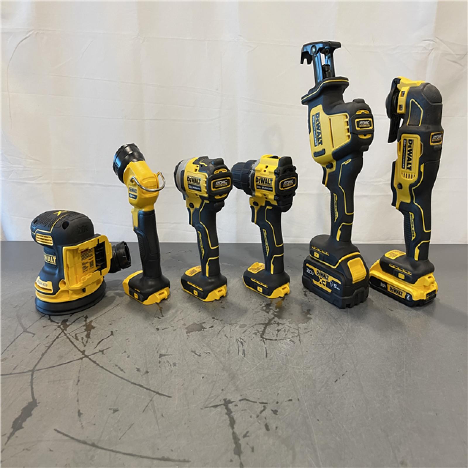 AS-IS - DEWALT 20-Volt MAX Lithium-Ion Cordless 7-Tool Combo Kit