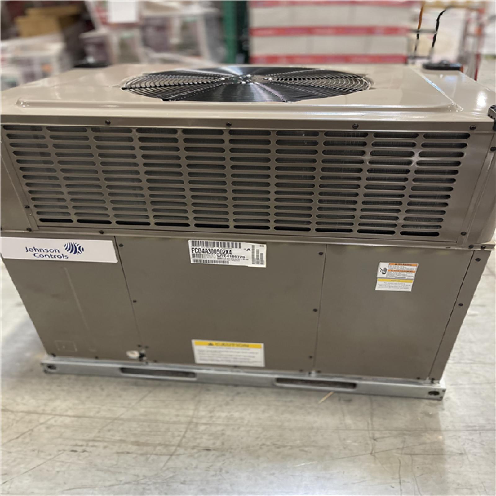 DALLAS LOCATION - JOHNSON CONTROLS RESPK AC GS 14S (2 5T) R410A 230 1-Stage Packaged Air Conditioner