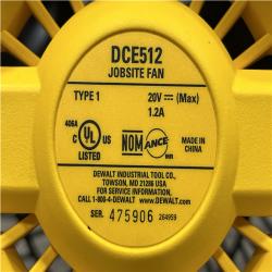 AS-IS DEWALT 20V MAX Jobsite Fan (Tool Only)