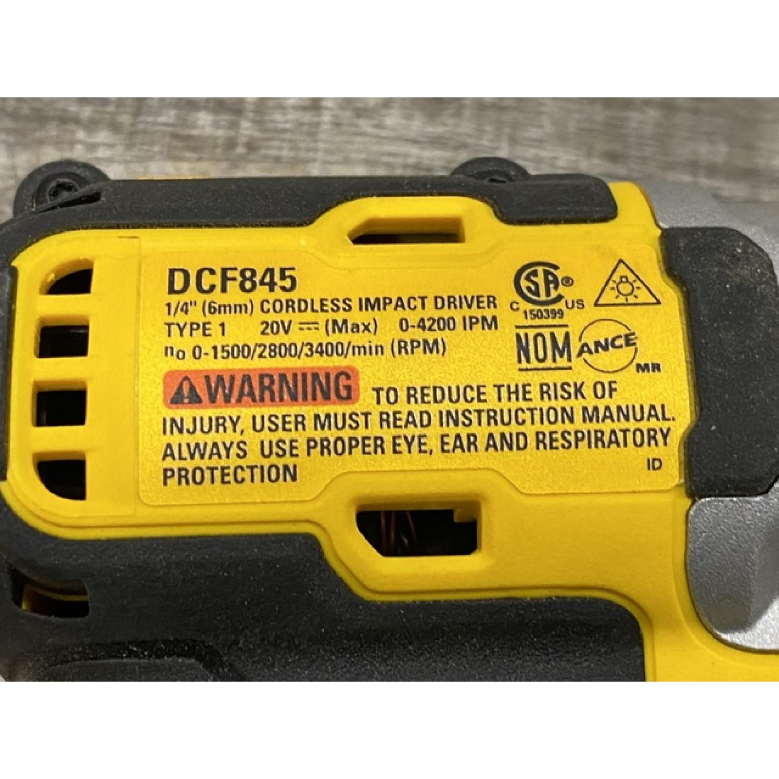 AS-IS DEWALT 20-Volt Maximum XR Cordless Brushless 1/4 in. 3-Speed Impact Driver (Tool-Only)
