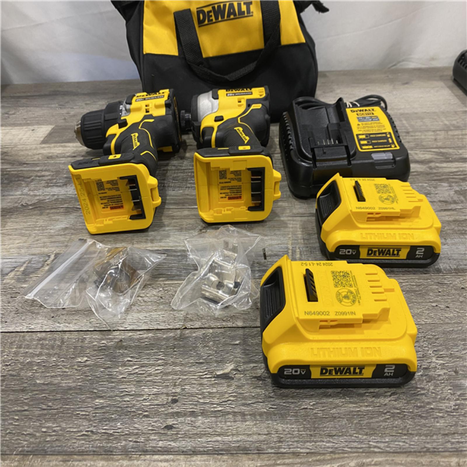 AS-IS DEWALT ATOMIC 20-Volt MAX Lithium-Ion Cordless Combo Kit