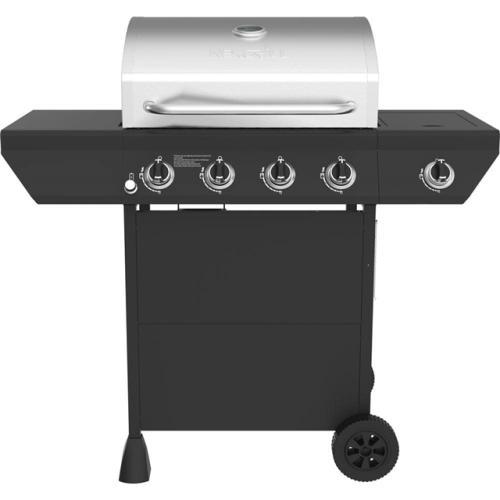 Phoenix Location NEW Nexgrill 4-Burner Propane Gas Grill in Black with Side Burner and Stainless Steel Main Lid