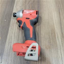 AS-IS Milwaukee  M18 18V Lithium-Ion Brushless Cordless 1/4 in. Compact Impact Driver (Tool Only)