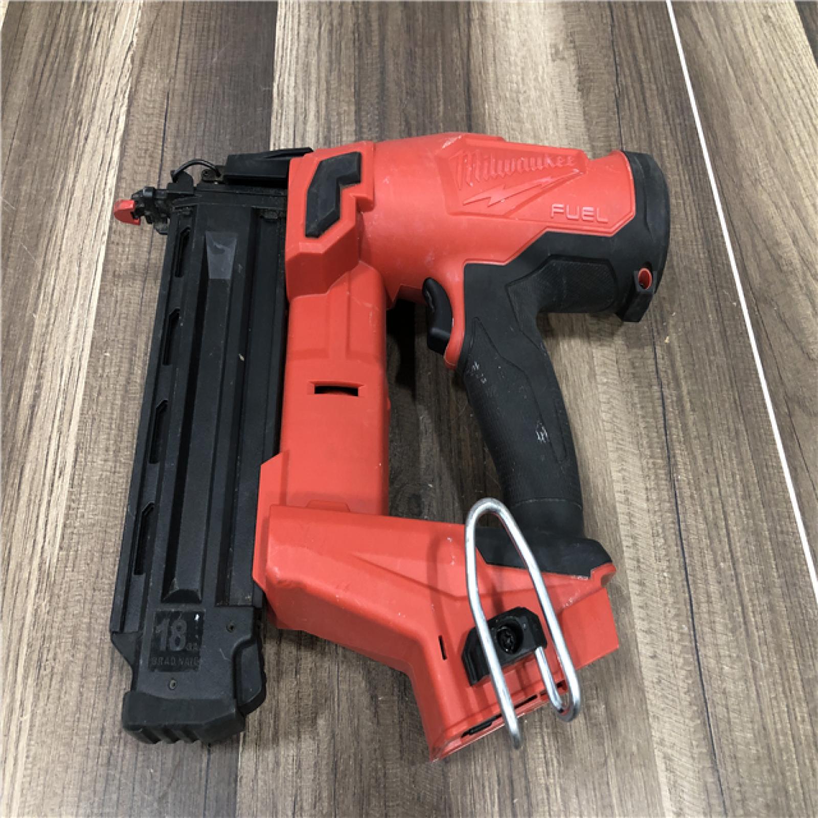 AS-IS Milwaukee FUEL 18-Volt Lithium-Ion Brushless Cordless Gen II 18-Gauge Brad Nailer (Tool-Only)