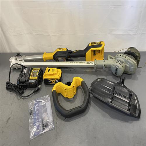 AS-IS - DeWalt 20V MAX 14 in. Brushless Cordless Battery Powered Foldable String Trimmer Kit