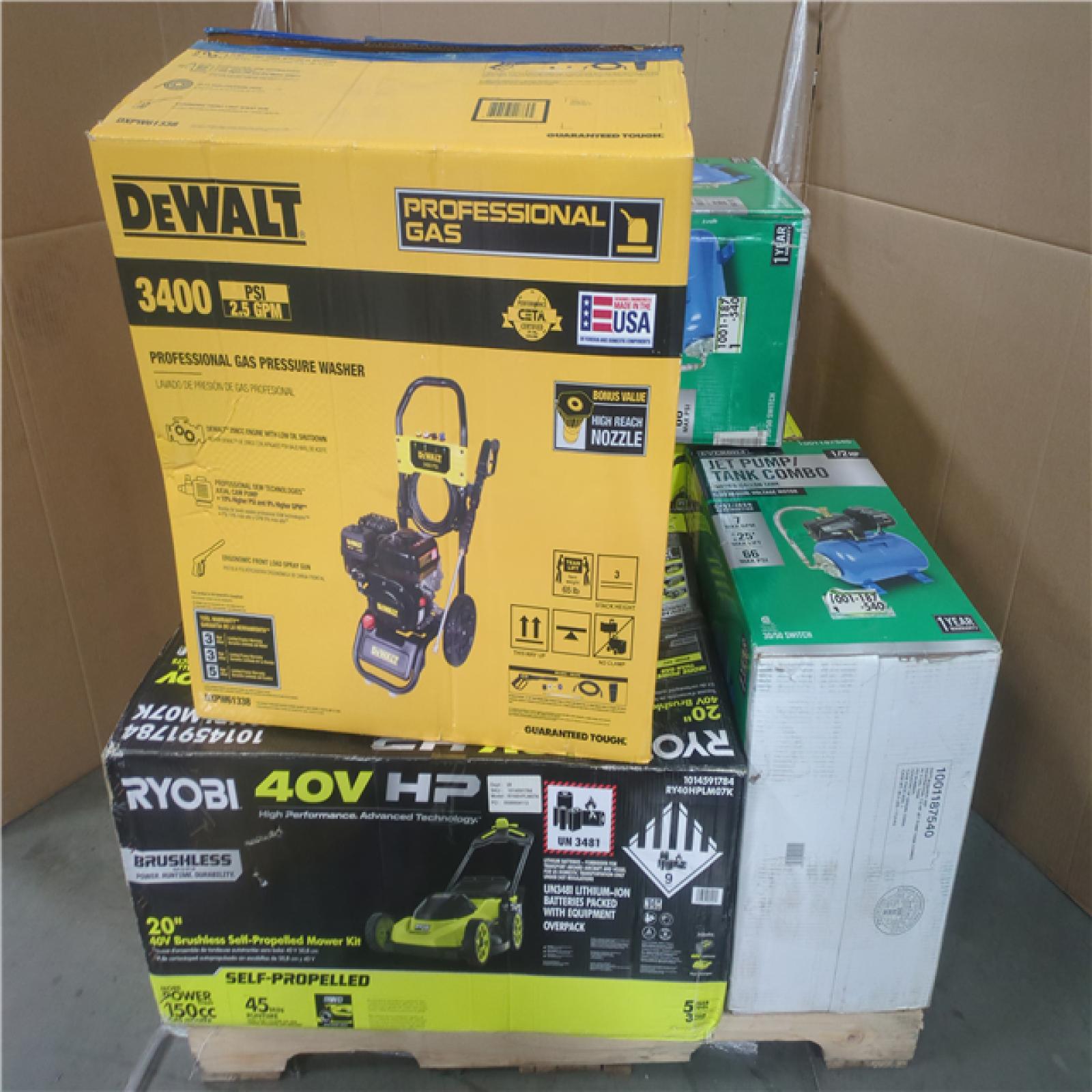 CALIFORNIA AS-IS OUTDOOR POWER EQUIPMENT