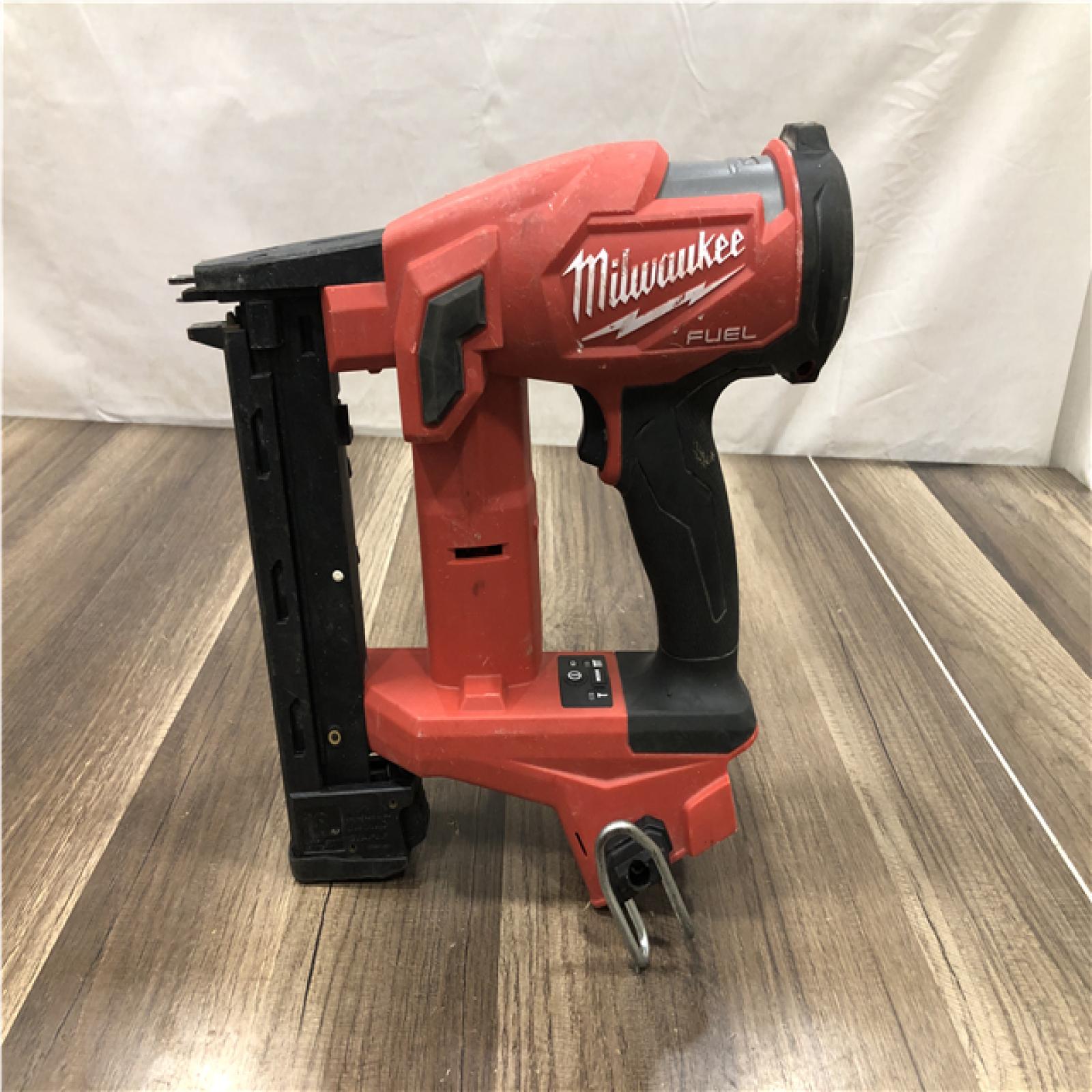 AS-IS Milwaukee FUEL 18-Volt Lithium-Ion Brushless Cordless 18-Gauge 1/4 in. Narrow Crown Stapler (Tool-Only)