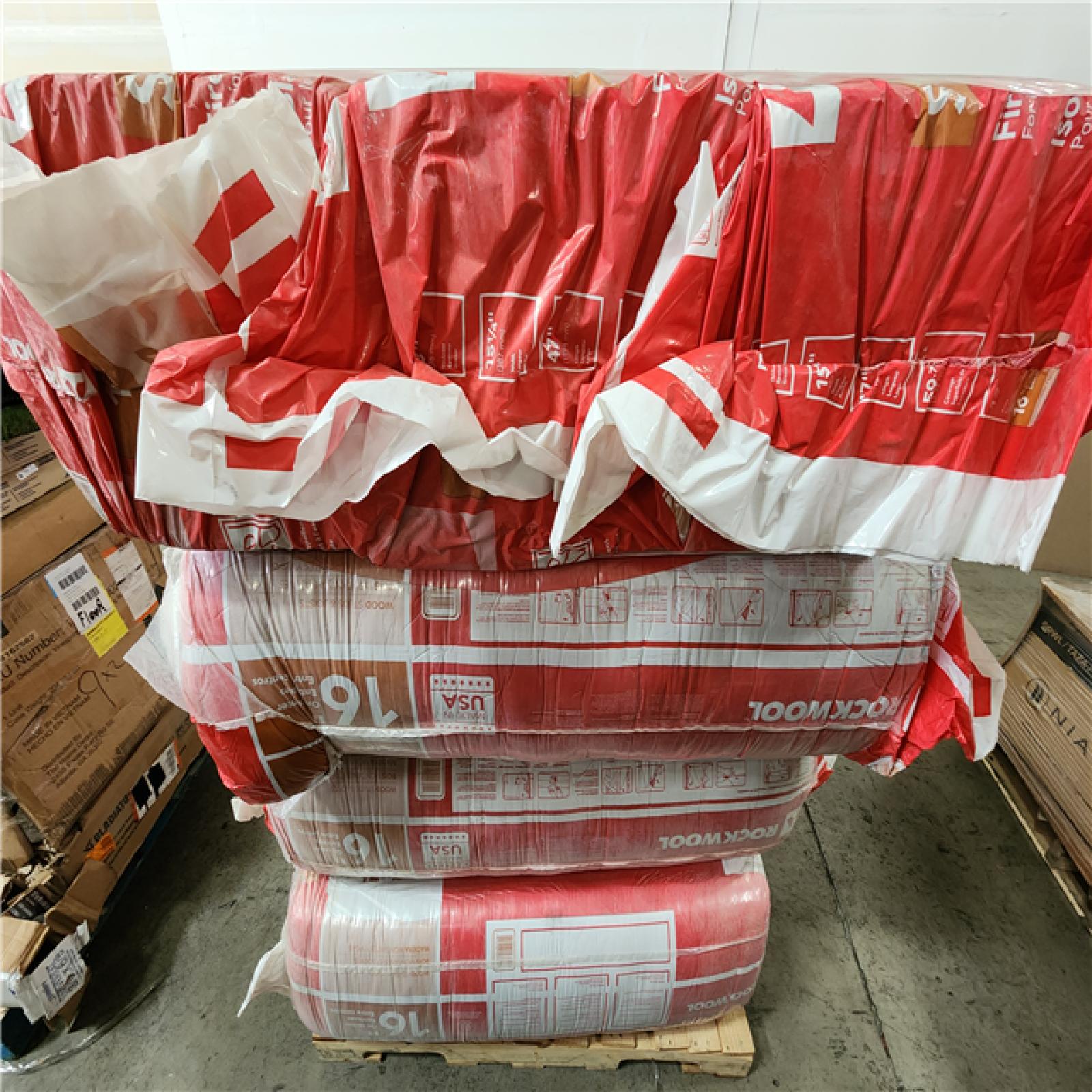 Phoenix Location ROCKWOOL Safe 'n' Sound 3 in. x 15-1/4 in. x 47 in. Soundproofing and Fire Resistant Stone Wool Insulation Batt (716 sq. ft. 12 Bags)