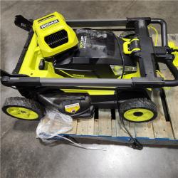 Dallas Location - As-Is RYOBI 80V HP Brushless Battery Cordless Electric 30 in. Lawn Mower with Battery and Charger