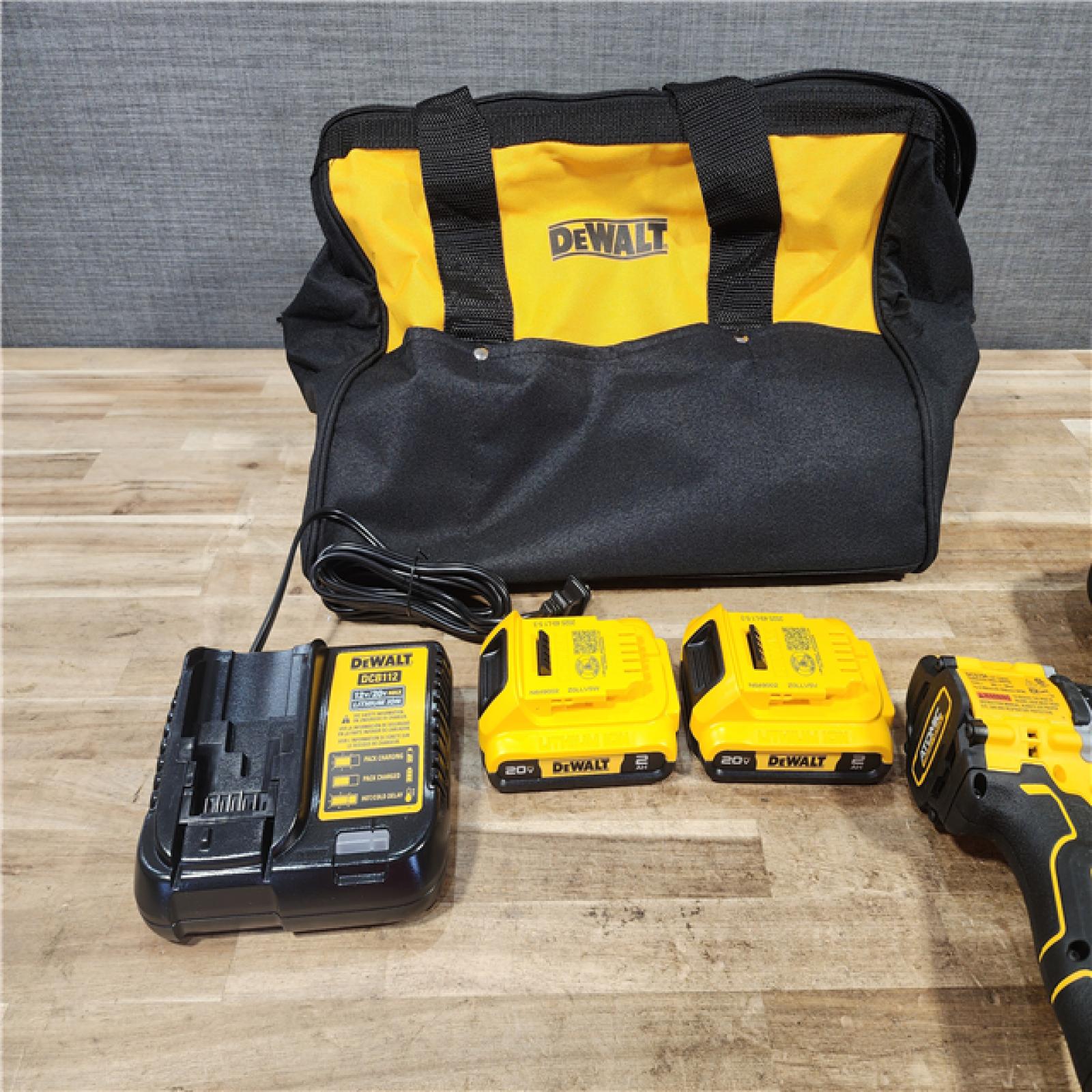 HOUSTON LOCATION - AS - IS DEWALT ATOMIC 20-Volt Lithium-Ion Cordless Brushless (2-Tool) Combo Kit