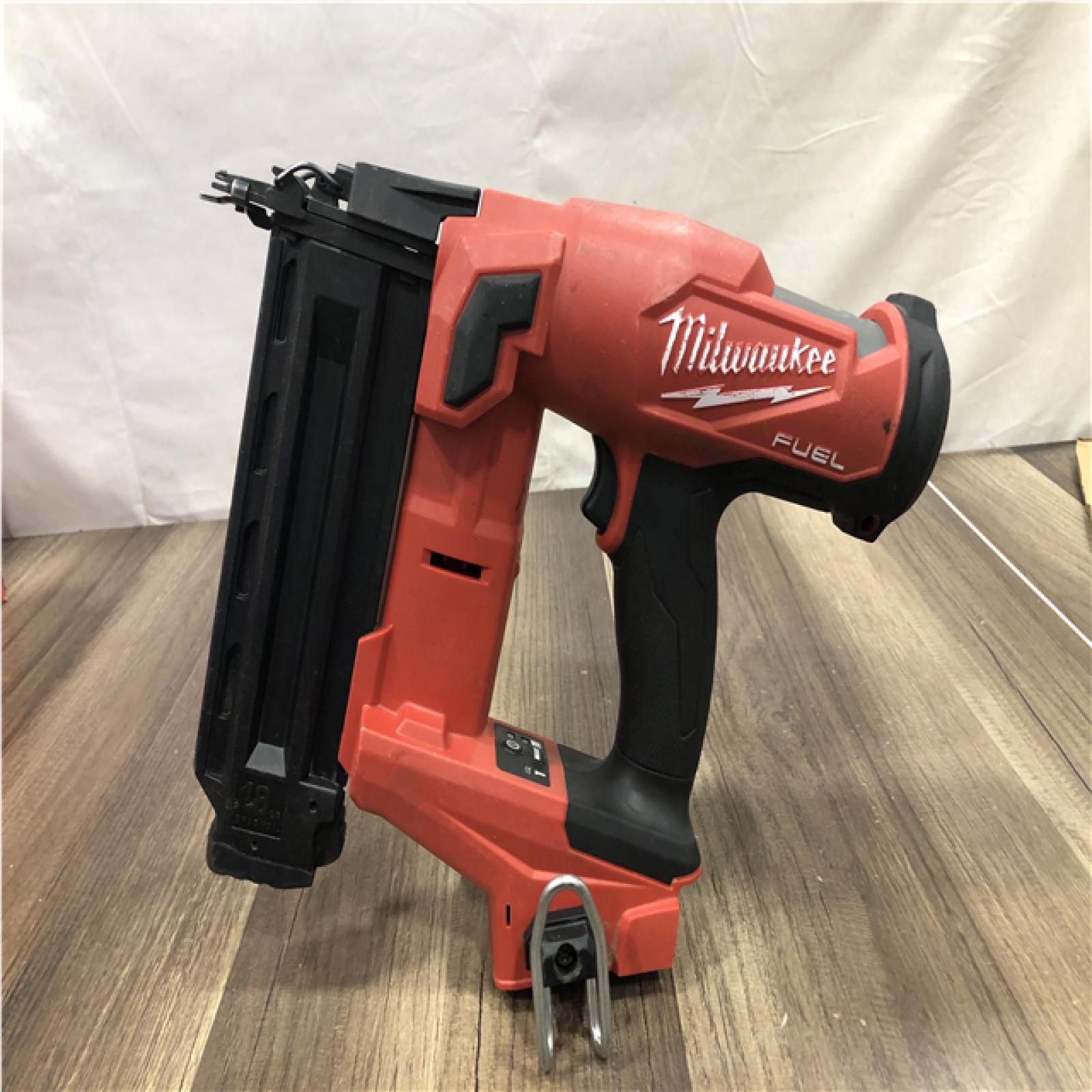 AS-IS Milwaukee FUEL 18-Volt Lithium-Ion Brushless Cordless Gen II 18-Gauge Brad Nailer (Tool-Only)