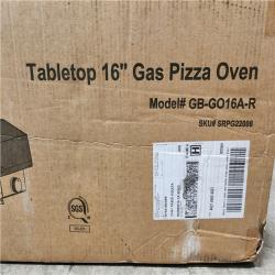 Phoenix Location NEW BIG HORN 16 in. Propane Pizza Oven, Outdoor Pizza Oven in Black, with Rotating Pizza Stone