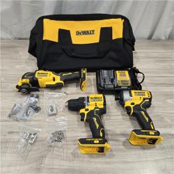 AS-IS DeWalt 20V MAX ATOMIC Cordless 4 Tool Combo Kit