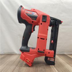 AS-IS- MILWAUKEE FUEL 18V Cordless 18-Gauge 1/4 in. Narrow Crown Stapler (Tool-Only)