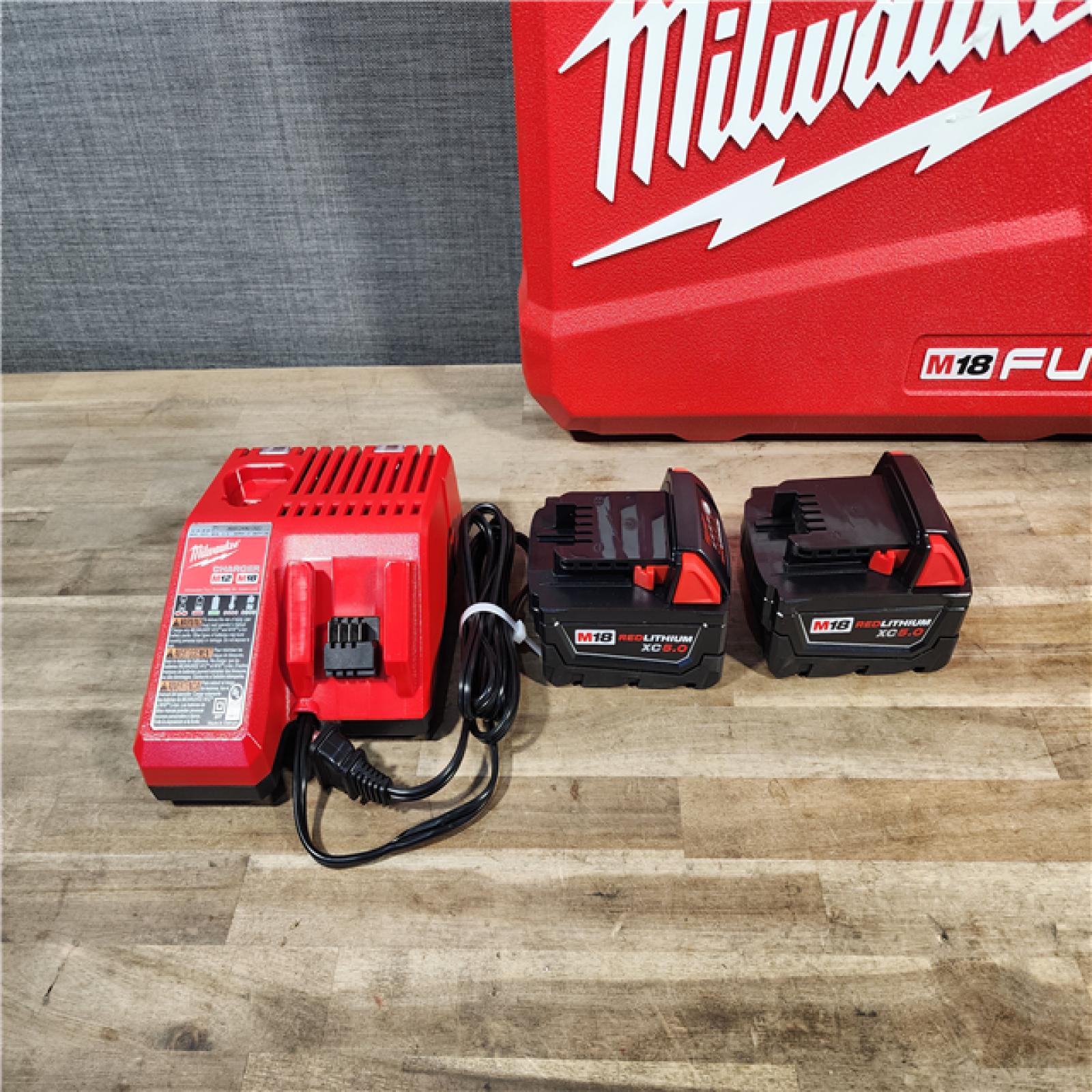 HOUSTON LOCATION - AS-IS (APPEARS LIKE NEW) MILWAUKEE FUEL 18V Lithium-Ion Brushless Cordless Hammer Drill and Impact Driver Combo Kit
