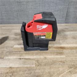 HOUSTON LOCATION - AS-IS Milwaukee Green 125 Ft. Cross Line and Plumb Points Laser Level Kit