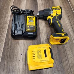 GOOD DEWALT ATOMIC 20-Volt Lithium-Ion Cordless 1/2 in. Compact Hammer Drill with 4.0Ah Battery, Charger and Bag