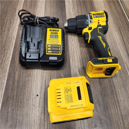 GOOD DEWALT ATOMIC 20-Volt Lithium-Ion Cordless 1/2 in. Compact Hammer Drill with 4.0Ah Battery, Charger and Bag