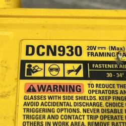 AS-IS DEWALT 20V 30 Degree Cordless Framing Nailer (Tool-Only)