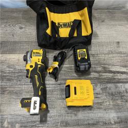 AS-IS DEWALT ATOMIC 20V MAX Lithium-Ion Cordless 1/4 in. Brushless Impact Driver Kit