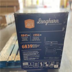 DALLAS LOCATION -OKLAHOMA JOE'S Longhorn Offset Charcoal Smoker and Grill with 1060 sq. in. Cooking Area in Black